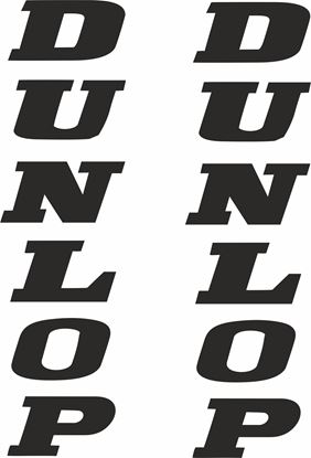 Picture of "Dunlop" Track and street race sponsor logo