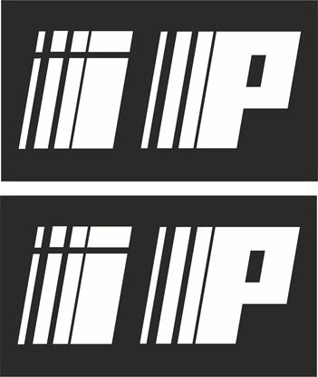 Picture of "iP" Track and street race sponsor logo