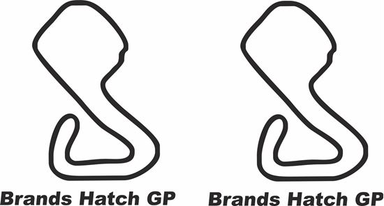 Picture of "Brands Hatch GP" Track and street race sponsor logo