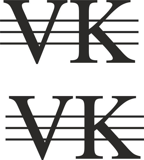 Picture of "VK" Track and street race sponsor logo