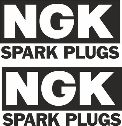 Picture of "NGK Spark Plugs" Track and street race sponsor logo