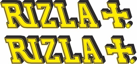 Picture of "Rizla"  Track and street race sponsor Decals / Stickers