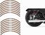 Picture of Harley Davidson Fourty Eight 1a Wheel Rim Decals / Stickers Kit