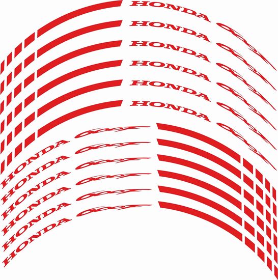 Picture of Honda CBR 600 F Wheel Rim Decals / Stickers Kit