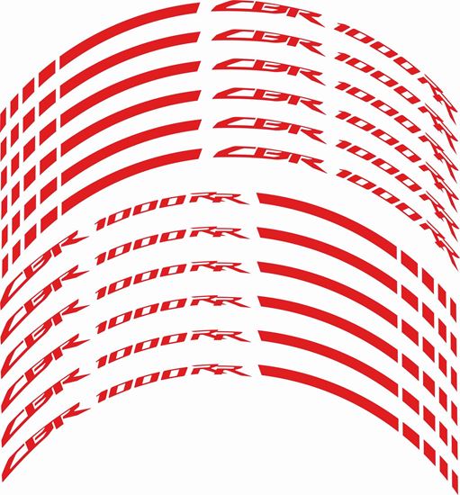 9mm Wheel Rim Tape Decal Stripe For Honda CBR1000F / CBR1000RR – 17” 18” Reflective Vinyl Stripes