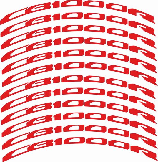 Picture of Honda Hornet CB1000 R Wheel Rim Decals / Stickers Kit