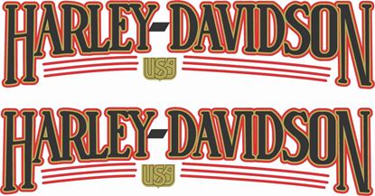 Picture of Harley Davidson Tank  Decals / Stickers