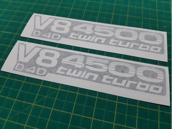 Picture of 4500 D4D V8 twin turbo replacement Decals / Stickers