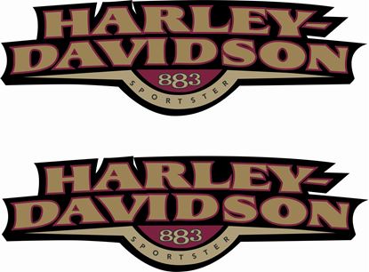 Picture of Harley Davidson Decals / Stickers