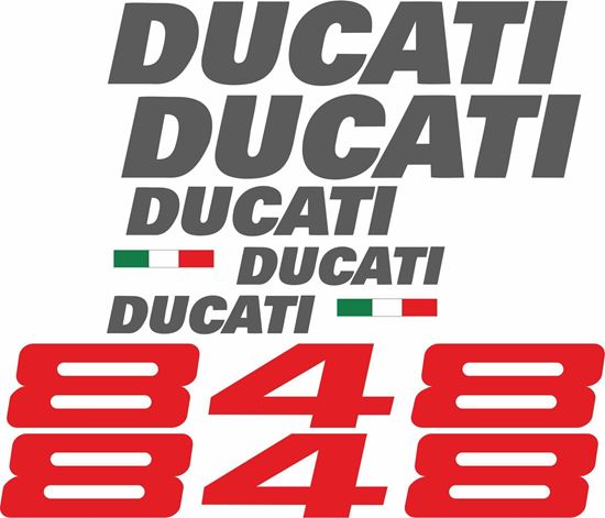 Picture of Ducati 848 replacement Decals / Stickers