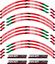 Picture of Ducati Multistrada Wheel Rim Decals / Stickers Kit