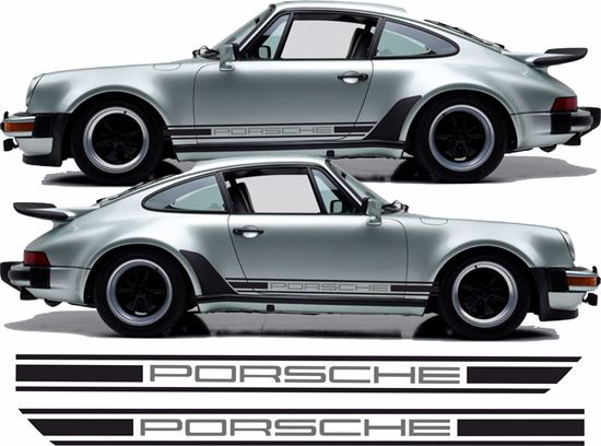 Picture of Porsche 930 Two colour side Stripes / Stickers