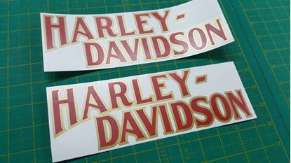 Picture of Harley Davidson Tank  Decals / Stickers