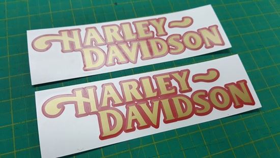 Picture of Harley Davidson Dyna Low Rider Tank  Decals / Stickers