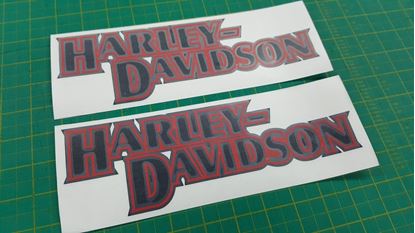 Picture of Harley Davidson panel / Tank  Decals / Stickers