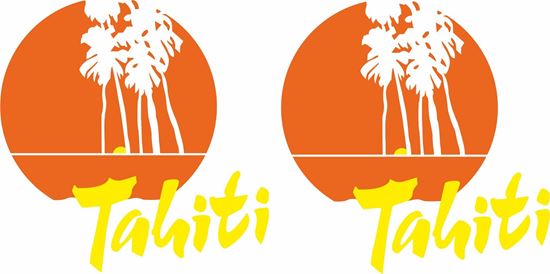 Picture of Mini Tahiti replacement side Decals / Stickers