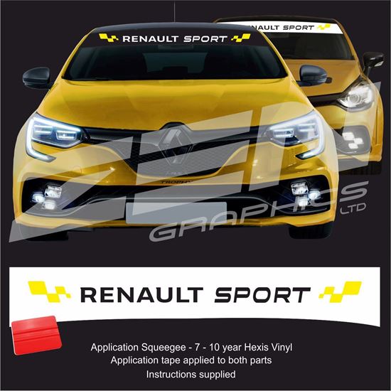 Picture of "Renault Sport" Sunstrip  / Sticker
