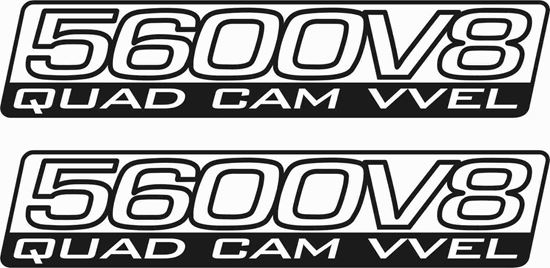 Picture of Nissan Patrol "5600 V8 Quad Cam VVEL" side replacement Decals / Stickers