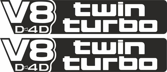 Picture of 200 series V8 D4D twin turbo replacement Decals / Stickers