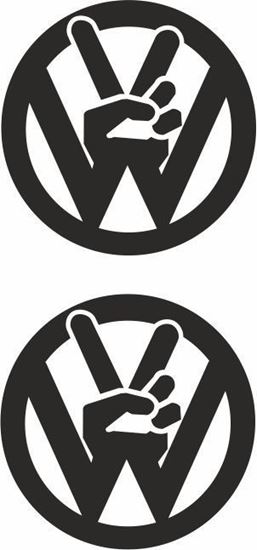 Picture of VW Peace Decals / Stickers