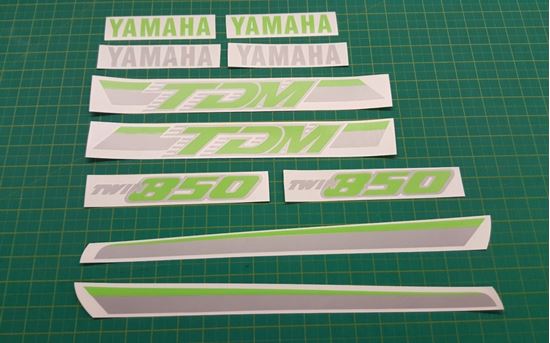 Picture of Yamaha TDM 850 1991 - 1995 replacement Decals / Stickers custom 2 colour