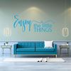 Picture of "Enjoy the little things"  Wall Art sticker