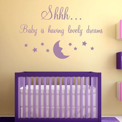 Picture of "Shhhh Baby..." Wall Art sticker