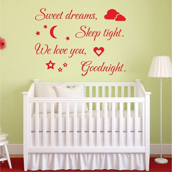 Picture of "Sweet Dreams..." Wall Art sticker