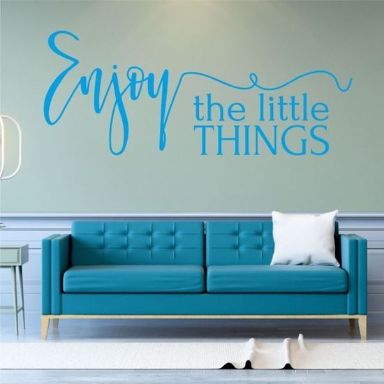 Picture of "Enjoy the little things"  Wall Art sticker