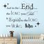 Picture of "And in the End you take..."  Wall Art sticker