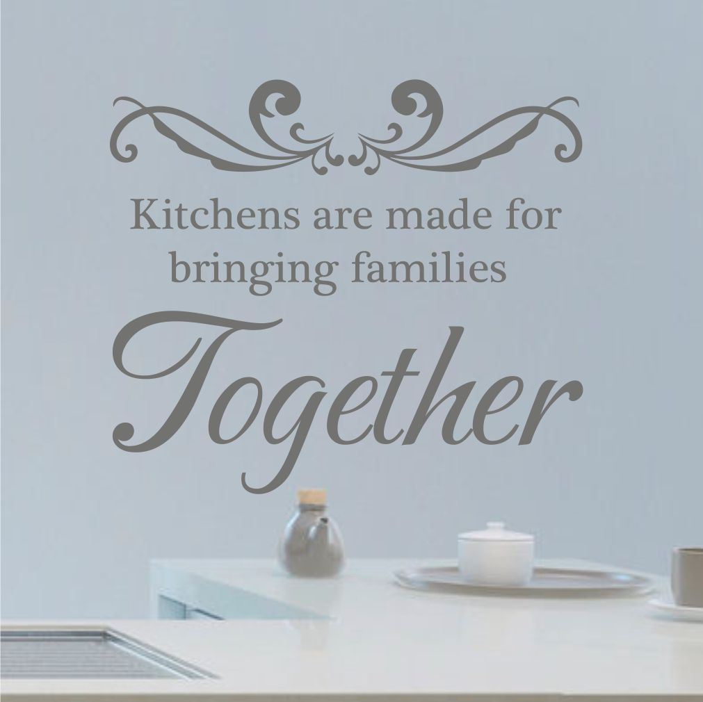 Zen Graphics "Kitchens are made for..." Wall Art sticker