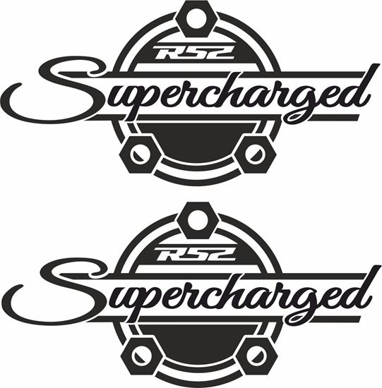 Picture of Mini  R52 Supercharged Pulley Decals / Stickers