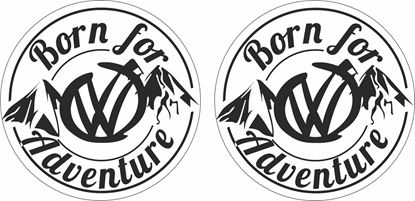 Picture of Born for Adventure Decals /  Stickers