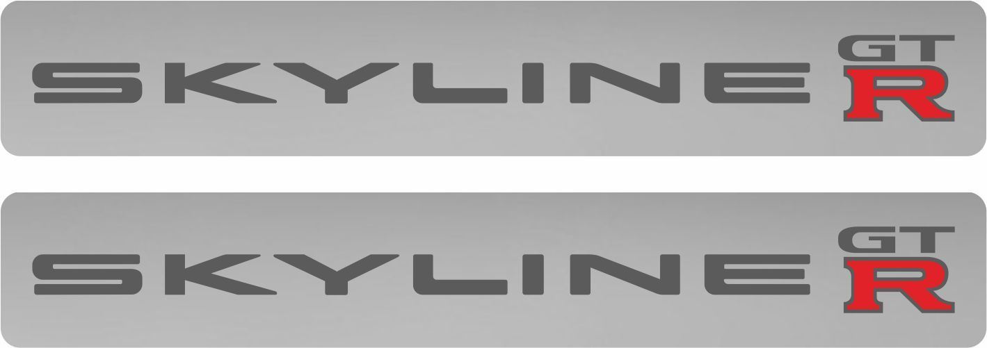 Zen Graphics Nissan Skyline R32 GTR Strut bar Decals / Stickers