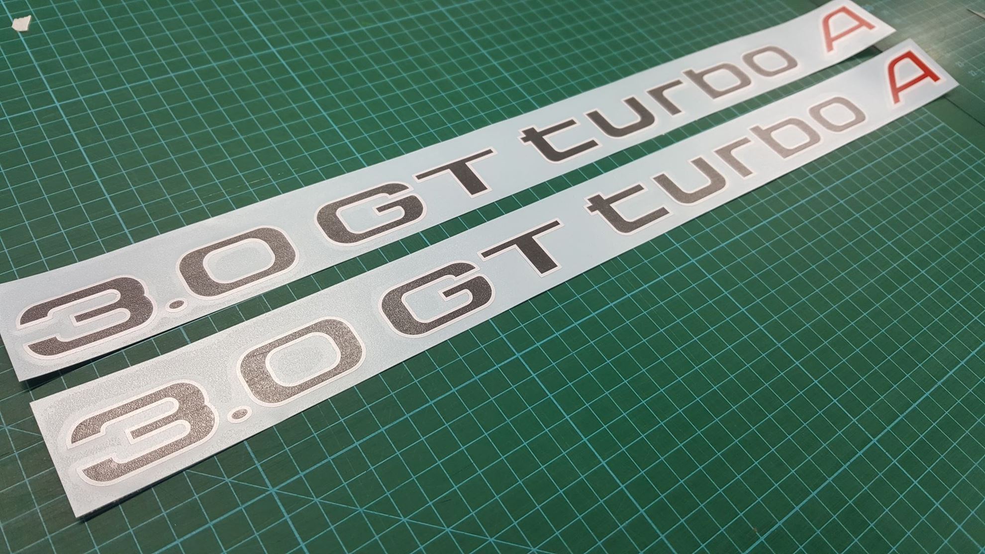 Zen Graphics - MK3 3.0 GT Turbo A replacement side Decals / Stickers