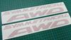 Picture of Forester Symetrical AWD replacement lower side Decals / Stickers
