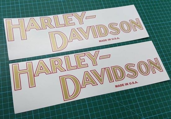 Picture of Harley Davidson panel / Tank  Decals / Stickers