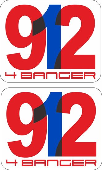 Picture of Porsche "912 4 Banger" general panel Decals /  Stickers