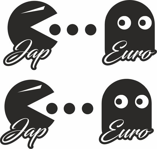 Picture of "Jap .. Euro" JDM Decals / Stickers