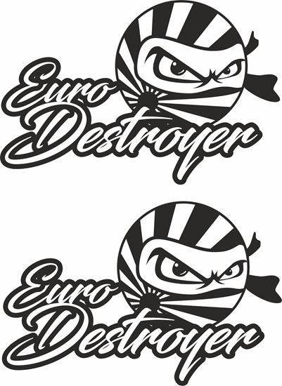 Picture of JDM "Euro Destroyer" Decals / Stickers