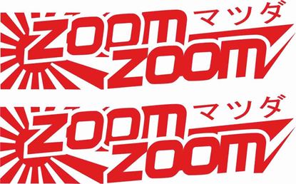 Picture of Mazda "Zoom Zoom"  JDM Decals / Stickers