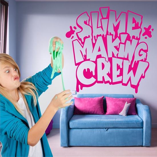 Picture of "Slime Making Crew"  Wall Art sticker