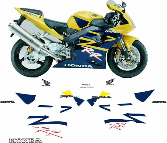 Picture of Honda CBR 954RR  2002 Fireblade Full replacement Decals / Stickers