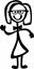Picture of My Stick Family  "Mum"  Figure  Sticker