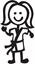 Picture of My Stick Family  "Mum"  Figure  Sticker