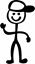 Picture of My Stick Family  "Son"  Figure  Sticker
