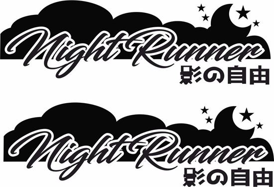 Picture of "Night Runner"  JDM Decals / Stickers