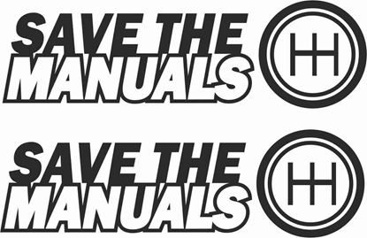 Picture of Save the manuals Decals / Stickers