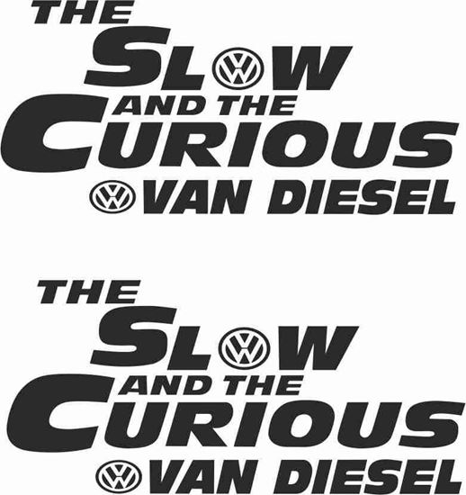 Picture of The Slow and the Curious... Decals / Stickers