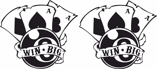 Picture of Win Big Decals / Stickers